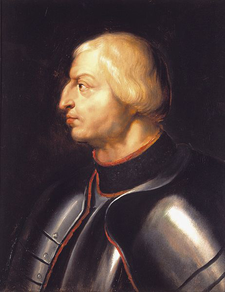 Portret van Alfons, koning van Aragon en Napels